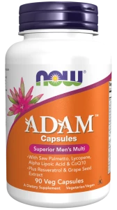 ADAM™ Men's Multiple Vitamin 90 kapsułek Veg MULTIWITAMINA DLA MĘŻCZYZN NOW Food's Suplement Diety