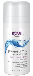 Progesterone from Wild Yam Balancing Skin Cream NOW Solutions