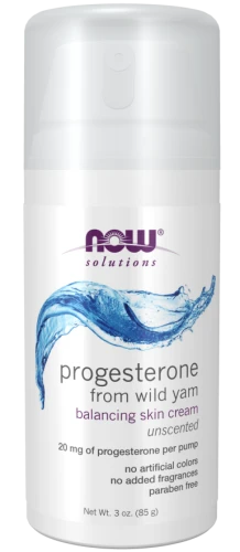 Progesterone from Wild Yam Balancing Skin Cream NOW Solutions