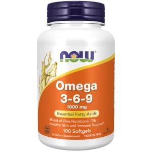 Omega 3-6-9 1000 mg 100 kapsułek miękich NOW Food's