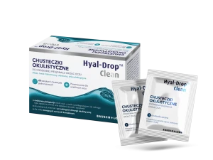 Hyal-Drop Clean, chusteczki okulistyczne 20 sztuk, Bausch+Lomb