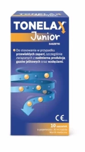 Tonelax Junior 10 saszetek x 30ml Bausch Health